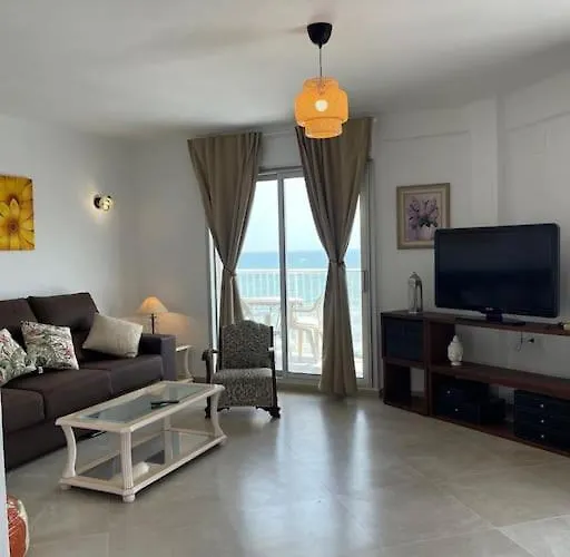 Apartamento Con Vistas A La Playa Con Ascensor Y Wifi 9 Pax 公寓 *
